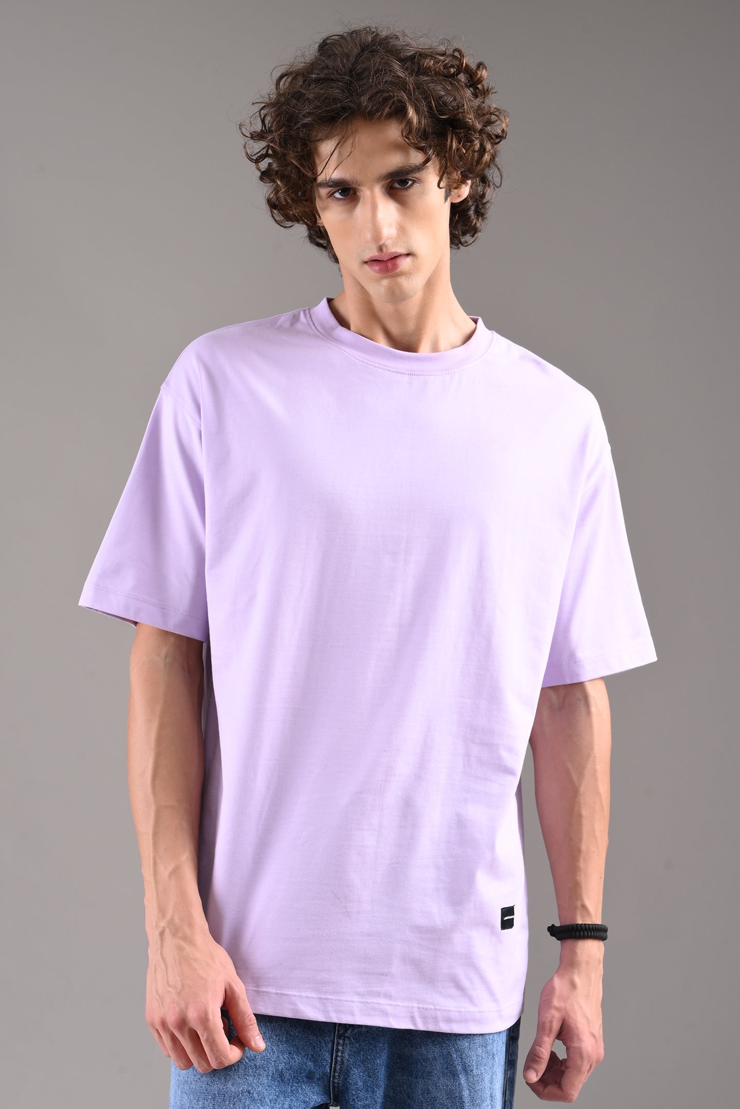Pack of 4 Oversized T-shirts - Red/Lilac/White/Blue