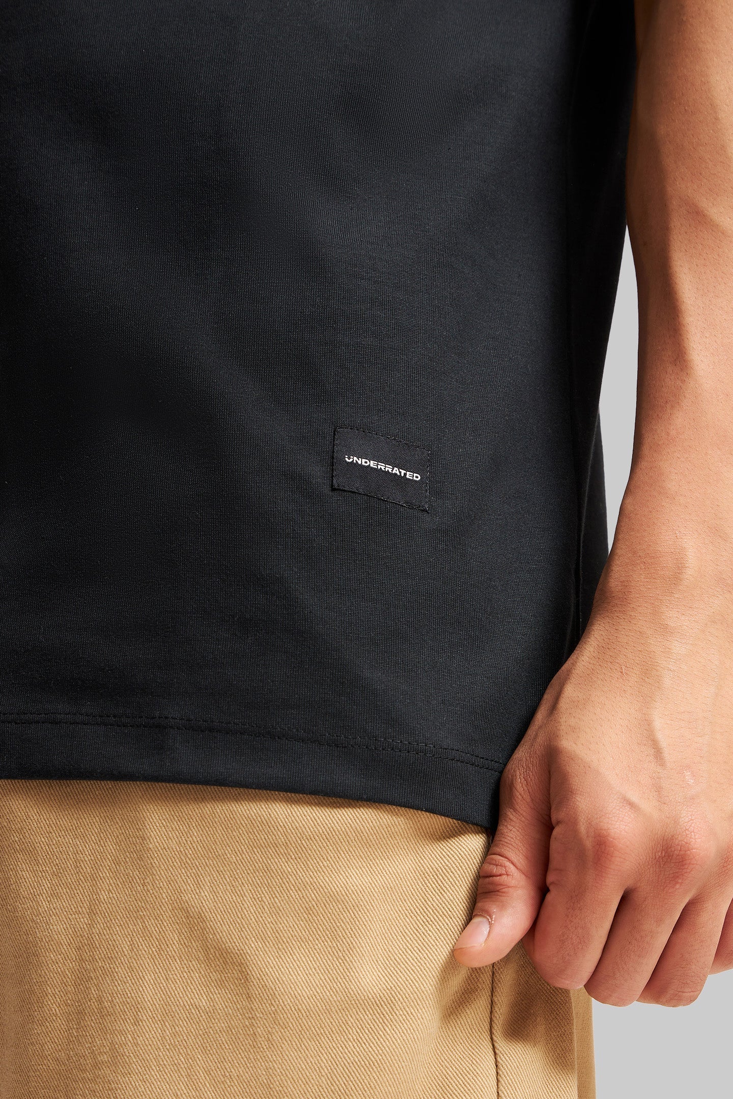 Underrated Teddy Black Oversized Fit T-Shirt Men