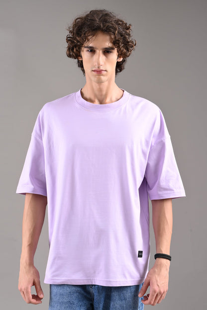 Pack of 4 Baggy T-shirts - White/Lilac/Red/Navy