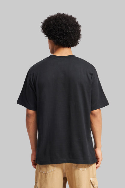 Underrated Teddy Black Oversized Fit T-Shirt Men