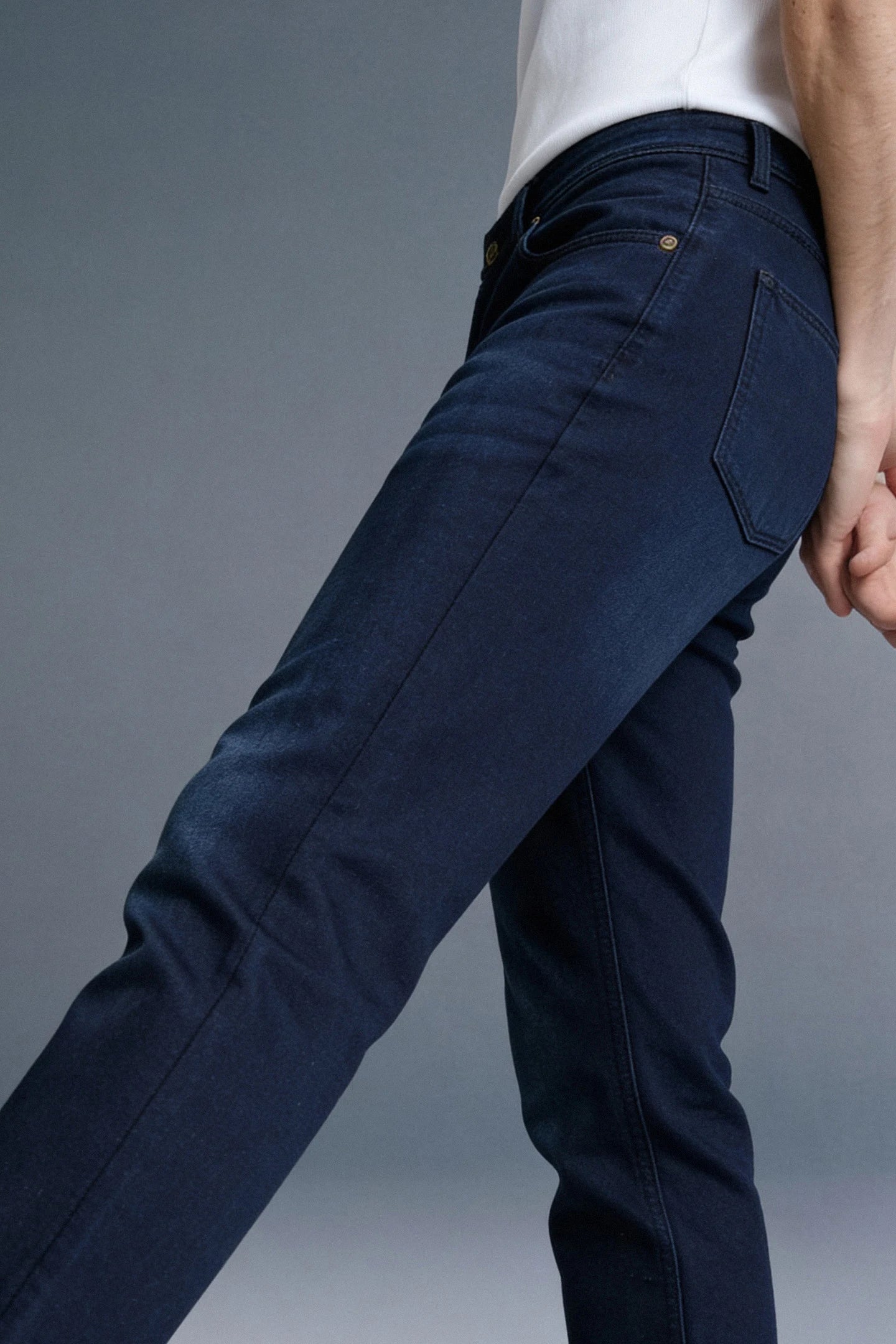 Indigo Mid Rise Men's Slim Fit Jeans