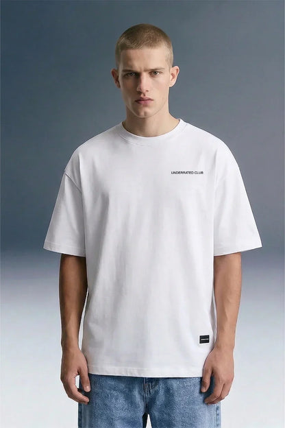 Inspiration White Oversized T-shirt Men