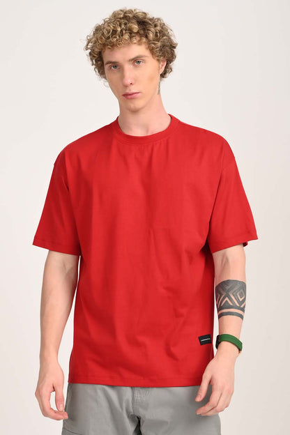 Pack of 3 Oversized T-shirts - Black/Red/White