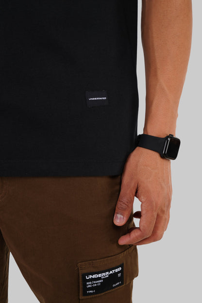 URC Mystery Black Oversized Fit T-Shirt Men
