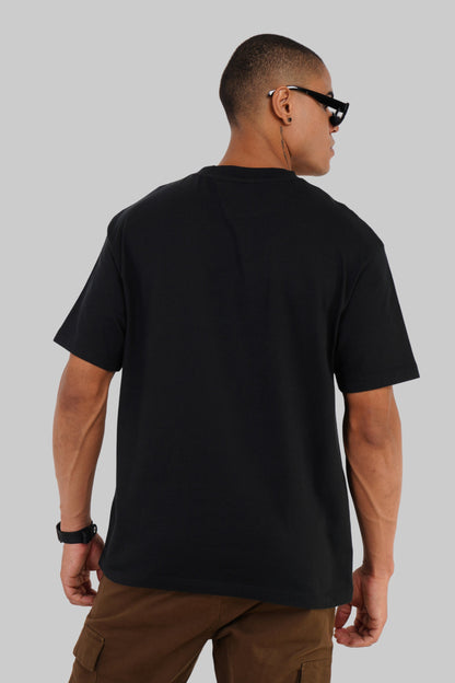 URC Mystery Black Oversized Fit T-Shirt Men