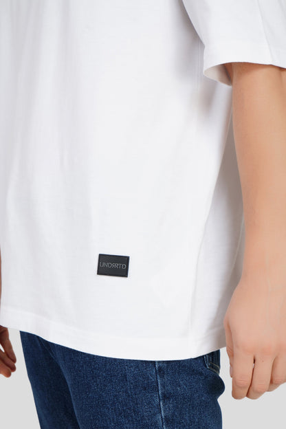 Going Nuts White Baggy T-shirt Men