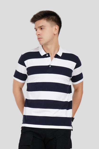 Pack of 3 - Striped Polo Neck T-shirt Combo for Men