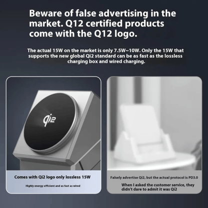 MagCube | 3-in-1 Wireless Charging Station (Qi2 Certified)